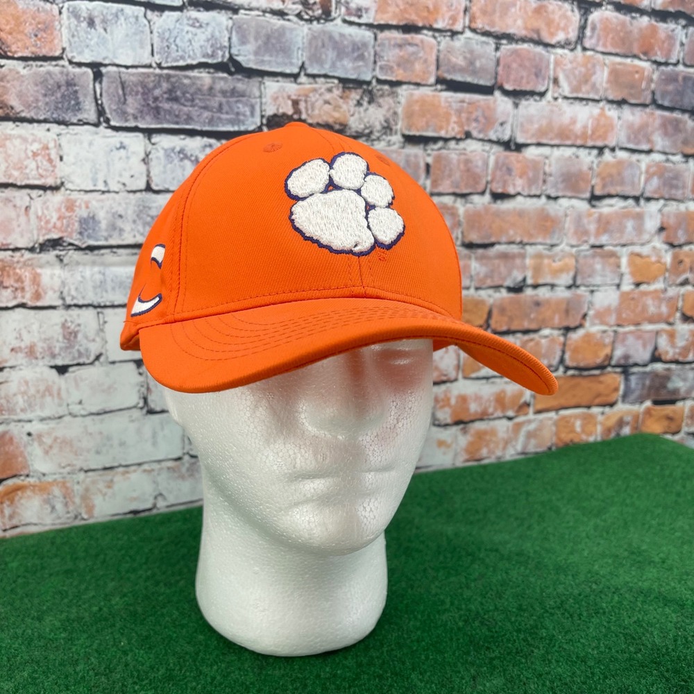 Top of the World Clemson Tigers Hat Mens OSFA Orange Snapback Paw Logo Cap